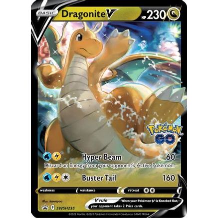 Dragonite V - SWSH235 SWSH235/307 - SWSH Sword & Shield Promo Cards Holofoil
