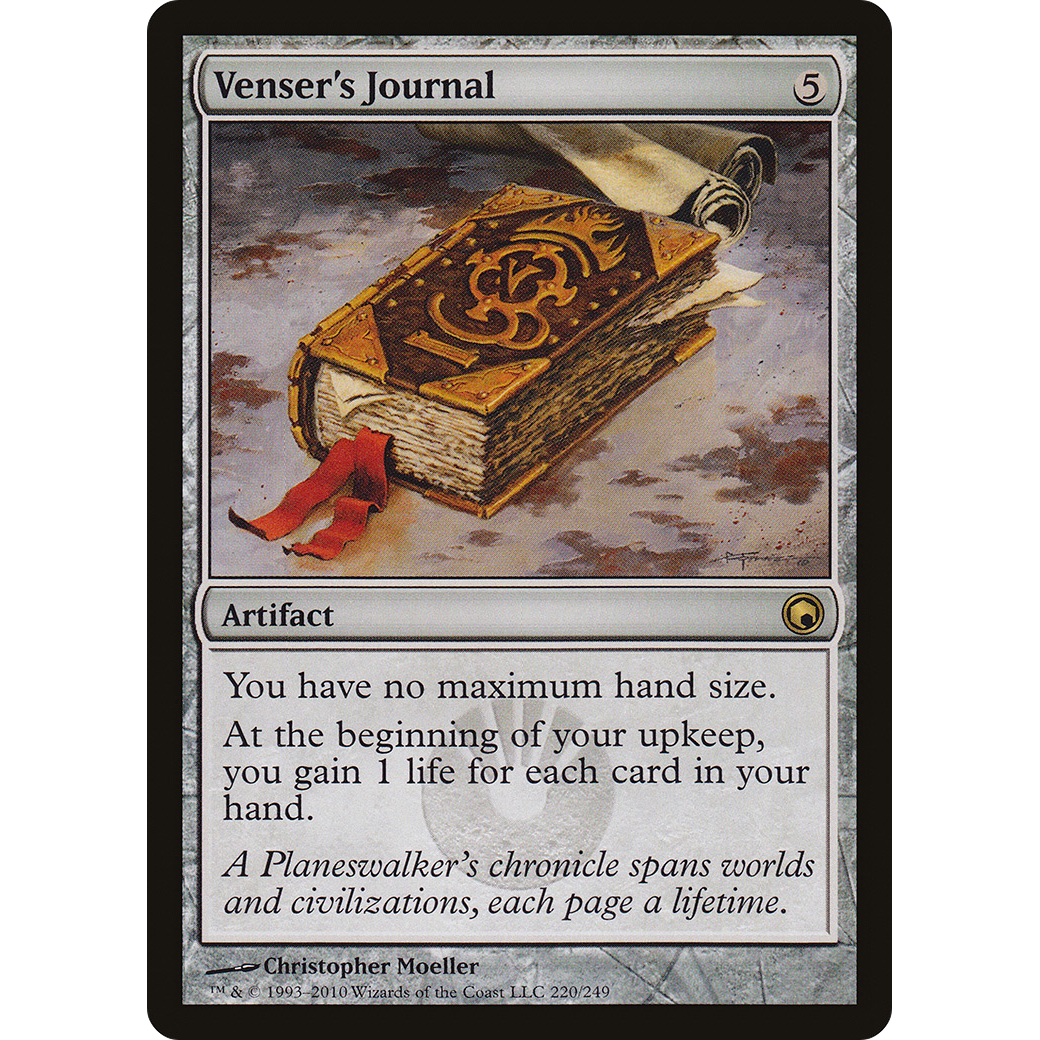 Venser's Journal (SOM-220) - Scars of Mirrodin Foil