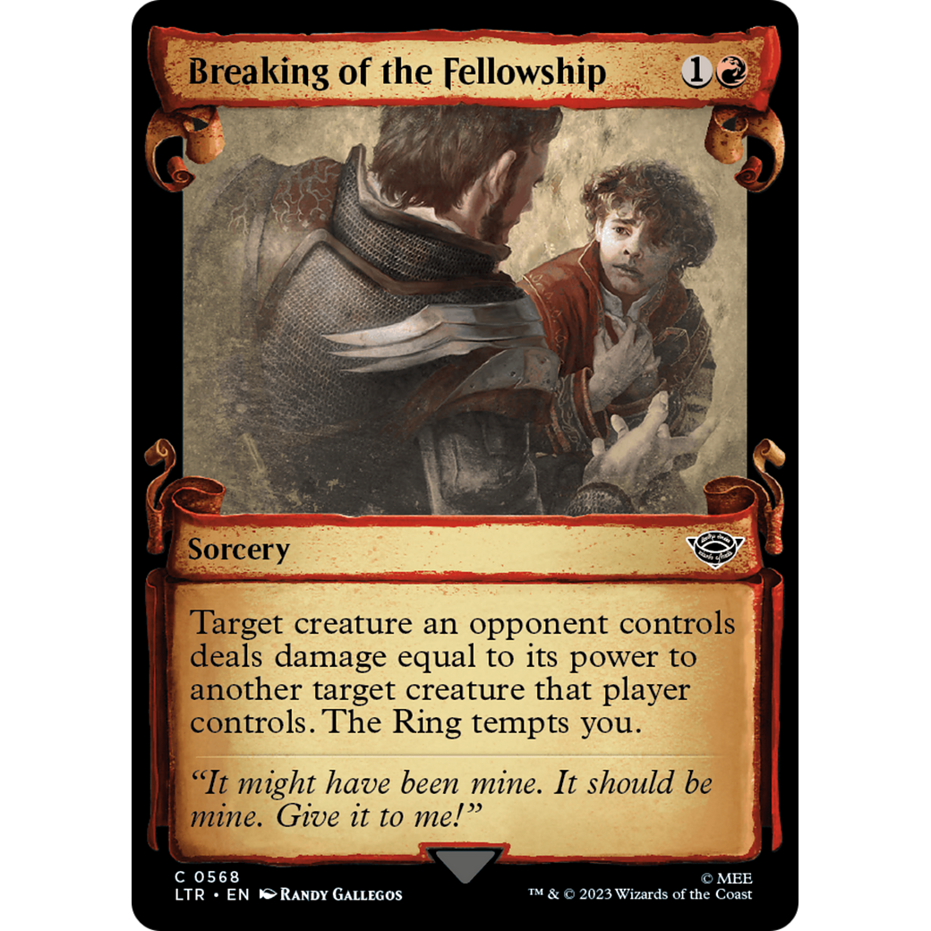 Breaking of the Fellowship (LTR-568) - The Lord of the Rings: Tales of Middle-earth: (Showcase)