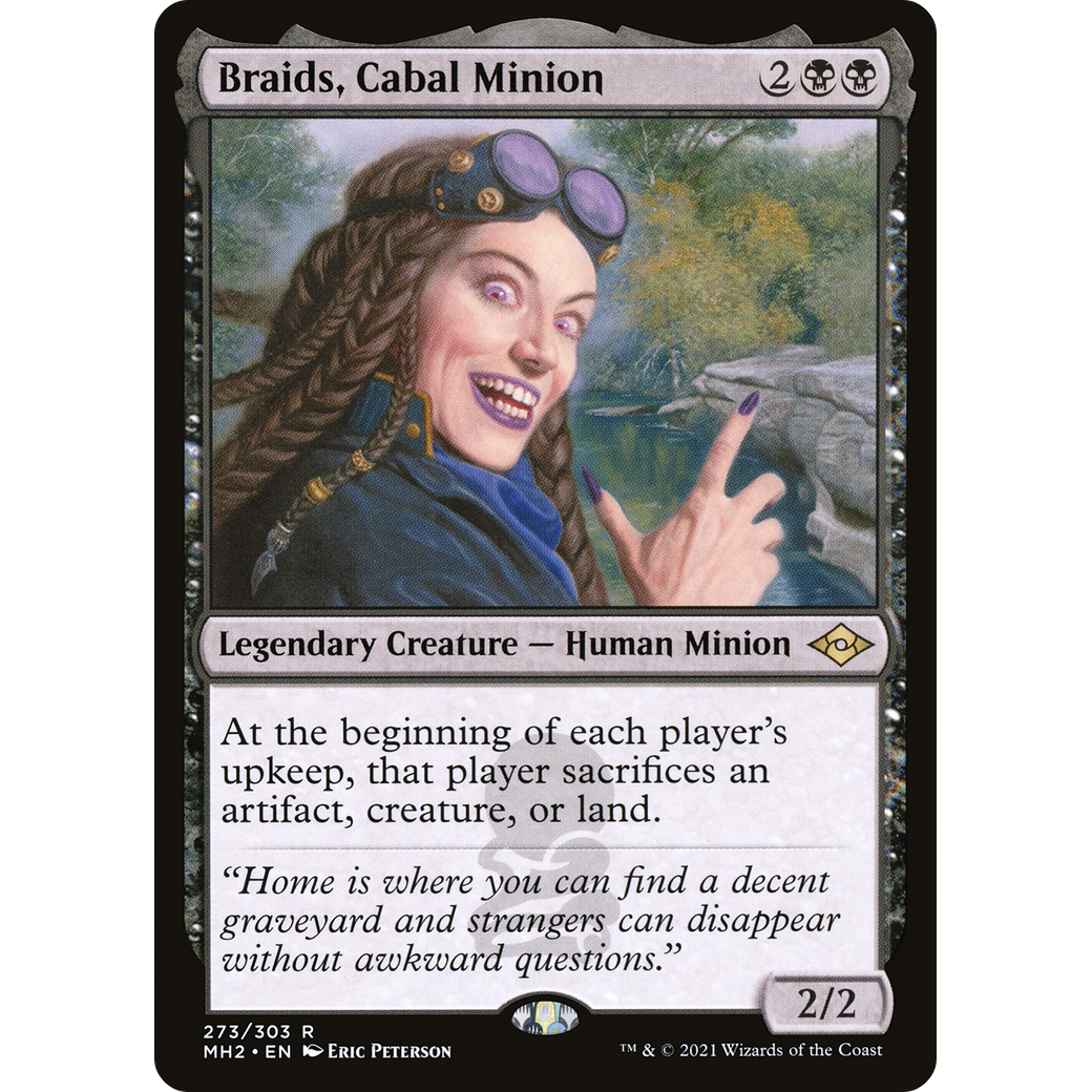 Braids, Cabal Minion (MH2-273) - Modern Horizons 2 Foil