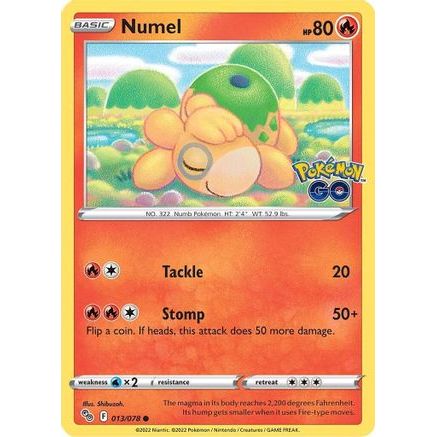 Numel 13/78 - Pokemon GO Reverse Holofoil