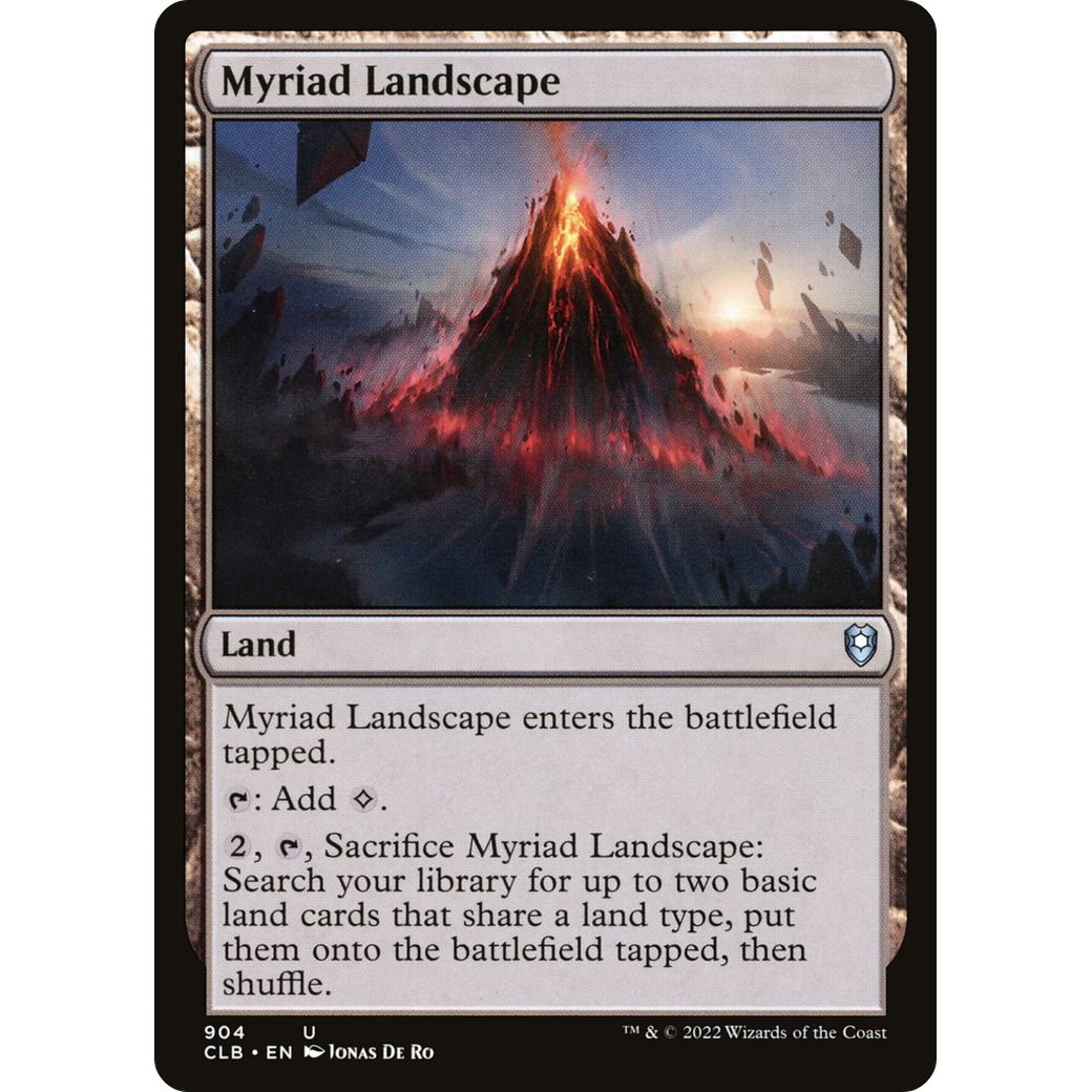 Myriad Landscape (CLB-904) - Commander Legends: Battle for Baldur's Gate