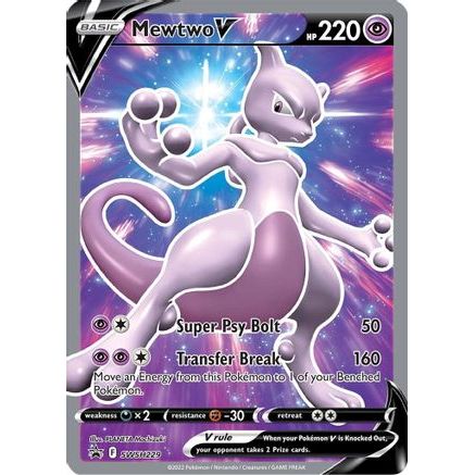 Mewtwo V - SWSH229 SWSH229/307 - SWSH Sword & Shield Promo Cards Holofoil