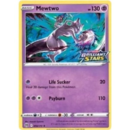 Mewtwo - 056/172 (Brilliant Stars Stamped) 56 - Miscellaneous Cards & Products Holofoil