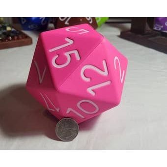 Big Foam Dice 4 inch D20's (11 colors) by Zucati: Black