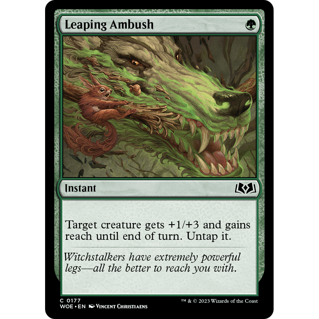 Leaping Ambush (WOE-177) - Wilds of Eldraine Foil