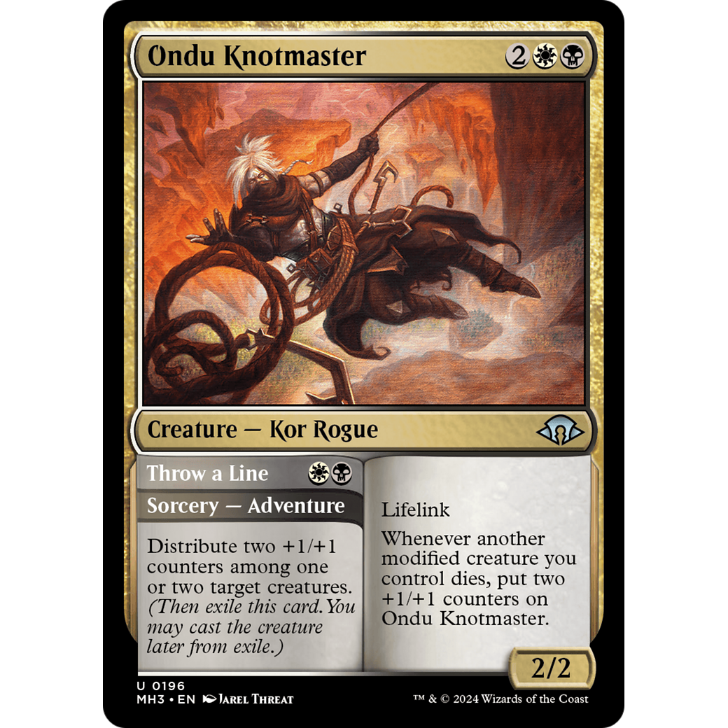 Ondu Knotmaster // Throw a Line (MH3-196) - Modern Horizons 3 Foil