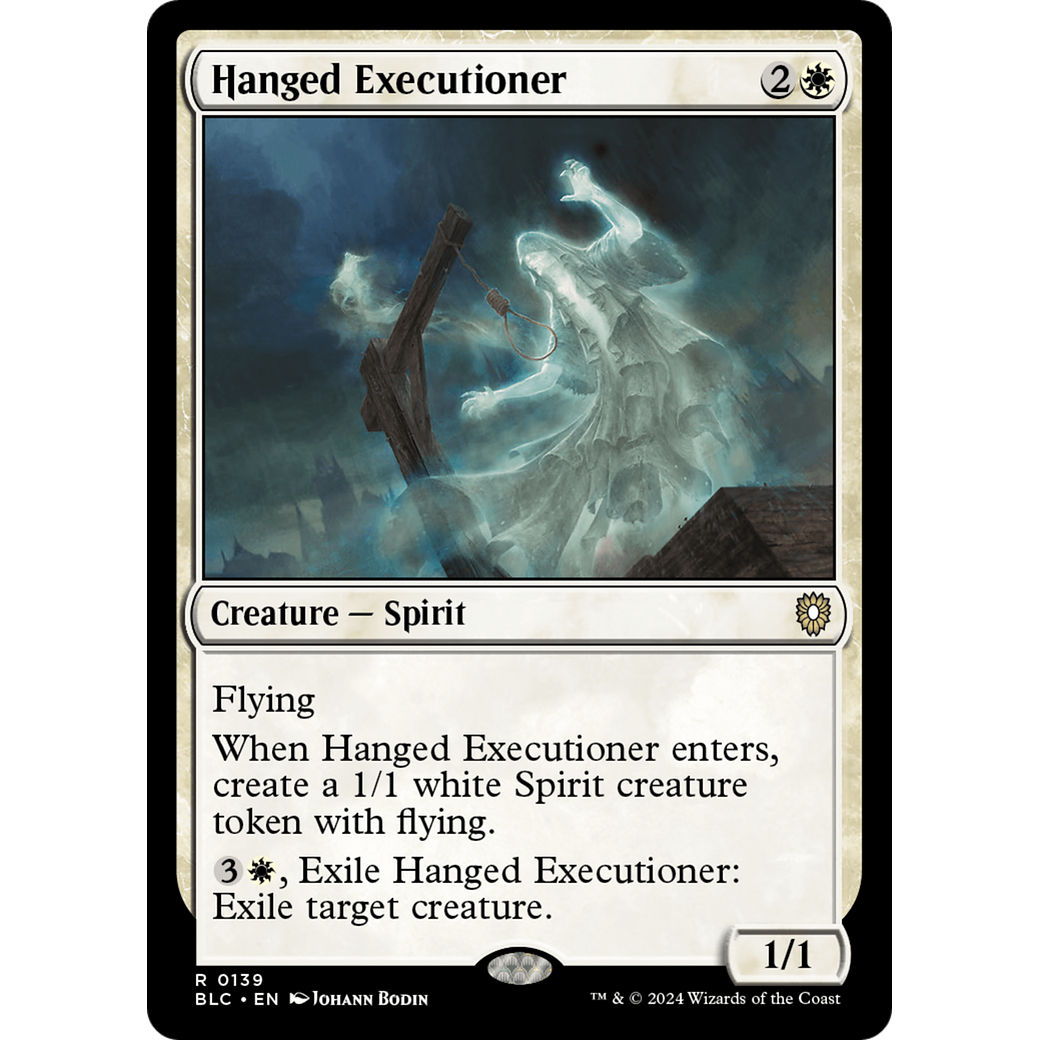 Hanged Executioner (BLC-139) - Bloomburrow Commander