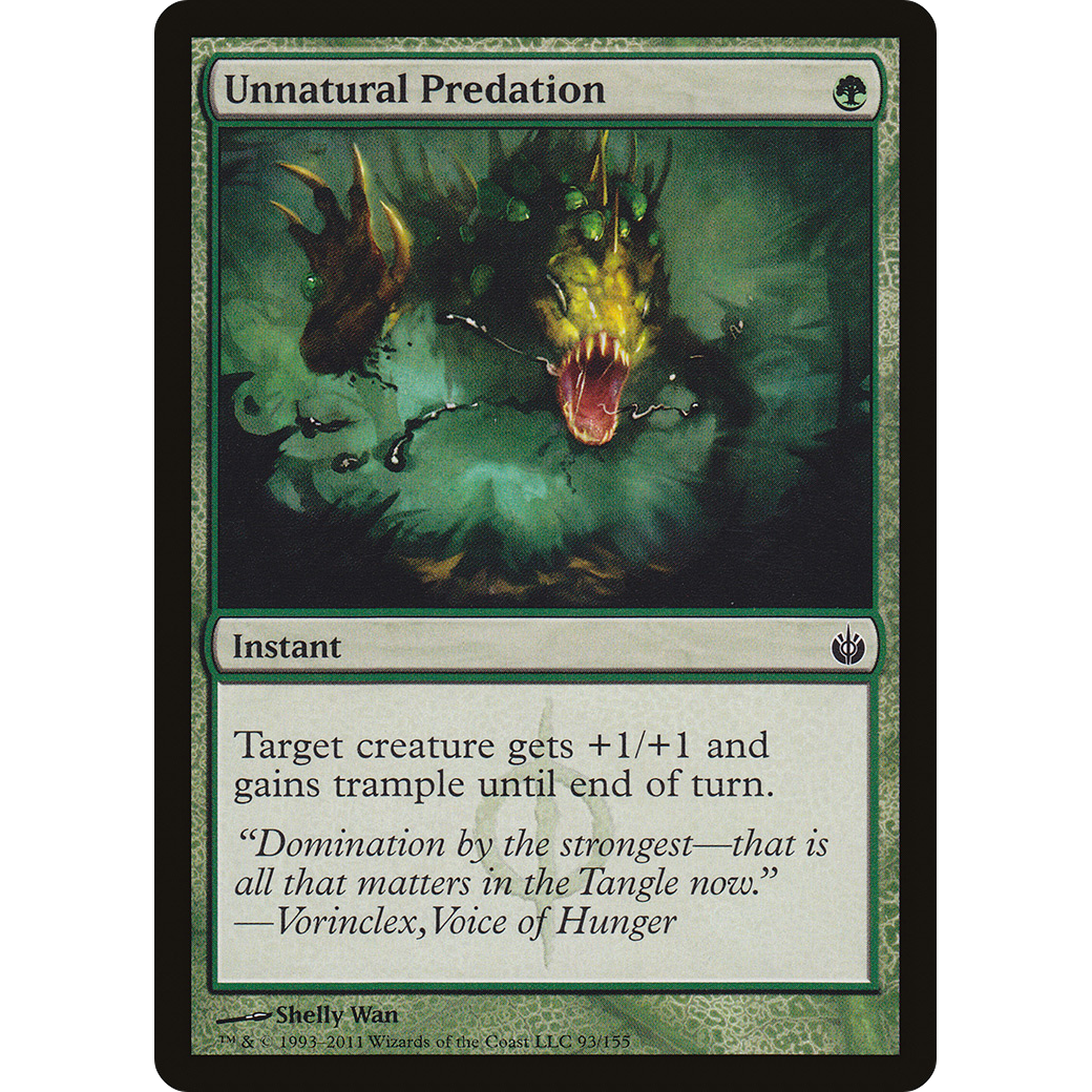 Unnatural Predation (MBS-093) - Mirrodin Besieged
