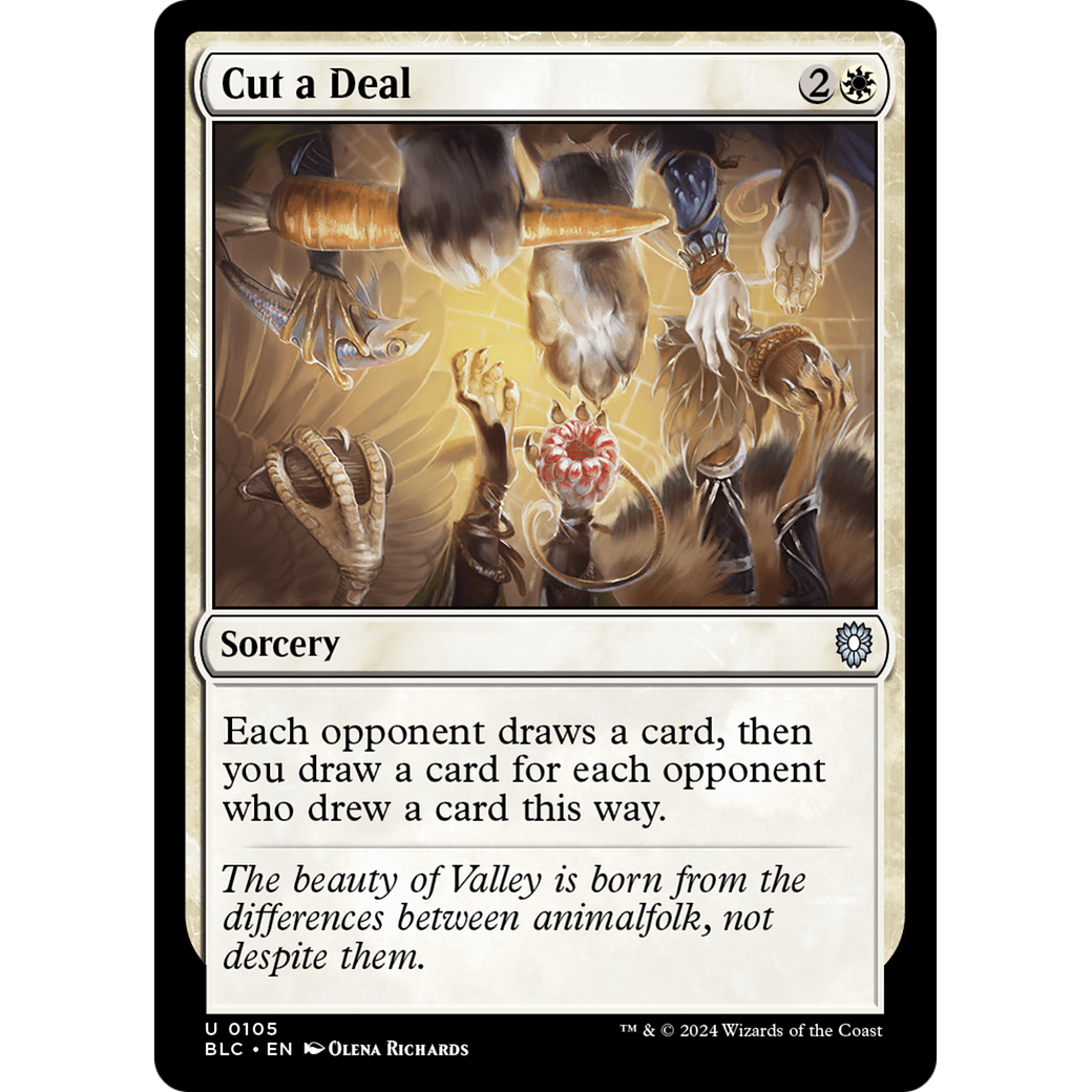 Cut a Deal (BLC-105) - Bloomburrow Commander