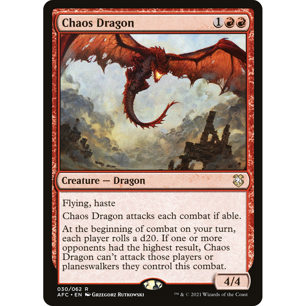 Chaos Dragon (AFC-030) - Forgotten Realms Commander
