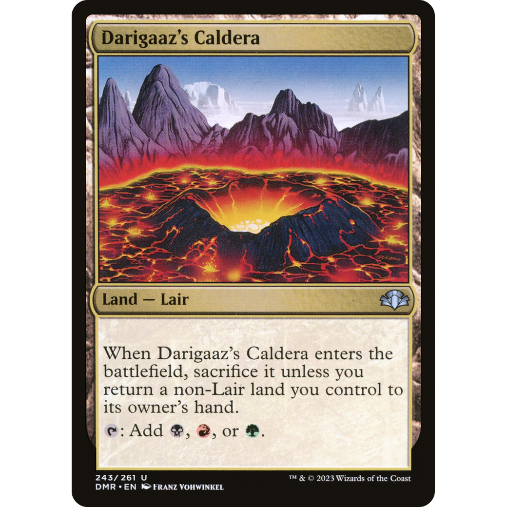 Darigaaz's Caldera (DMR-243) - Dominaria Remastered Foil