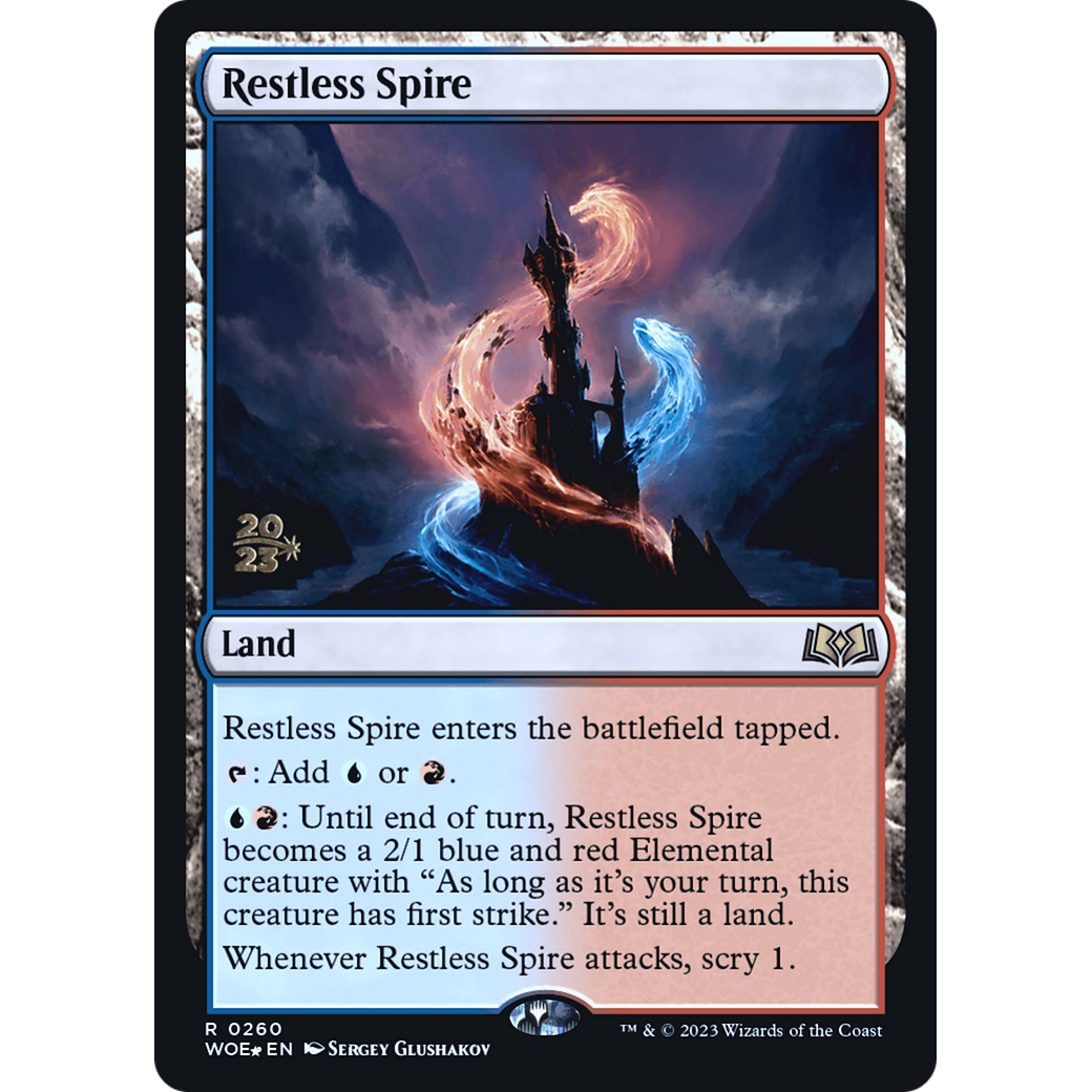 Restless Spire (PRE-260S) - Wilds of Eldraine Promos Foil