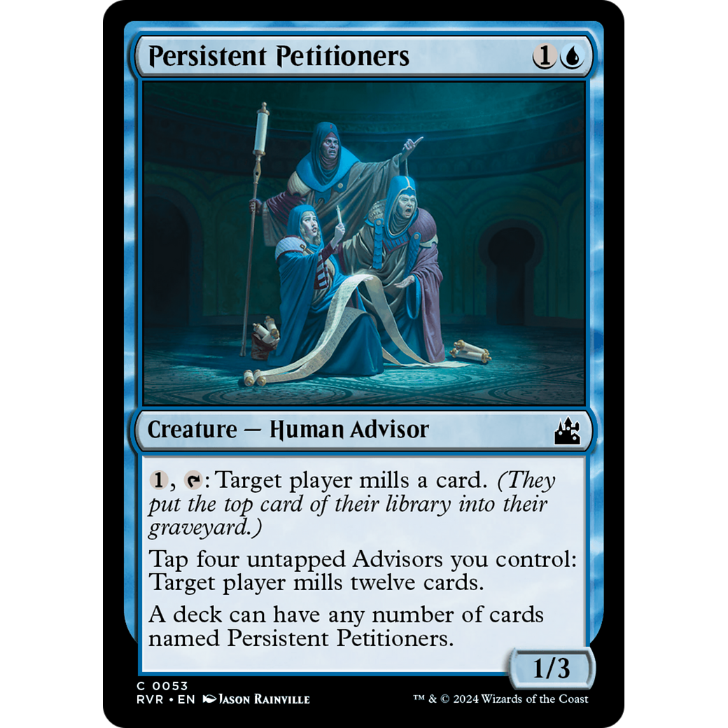 Persistent Petitioners (RVR-053) - Ravnica Remastered Foil