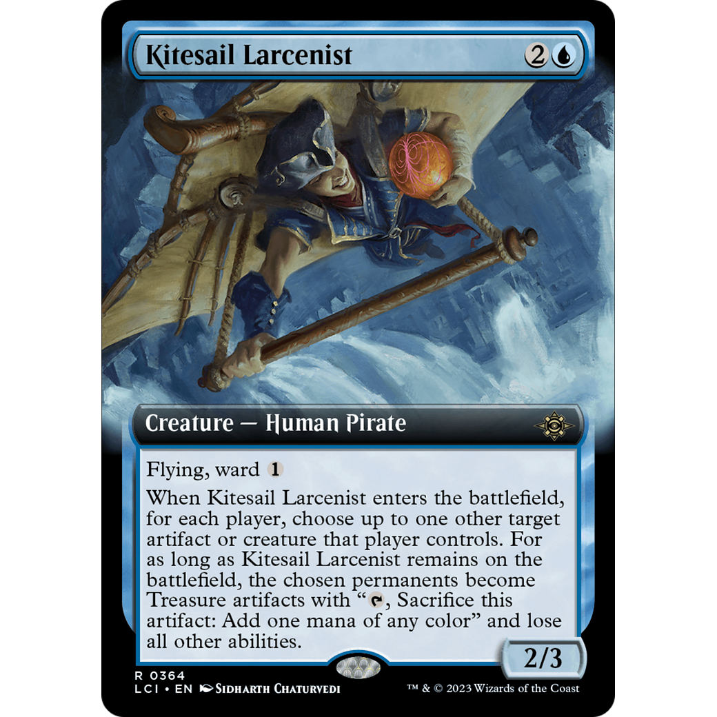 Kitesail Larcenist (LCI-364) - The Lost Caverns of Ixalan: (Extended Art) Foil