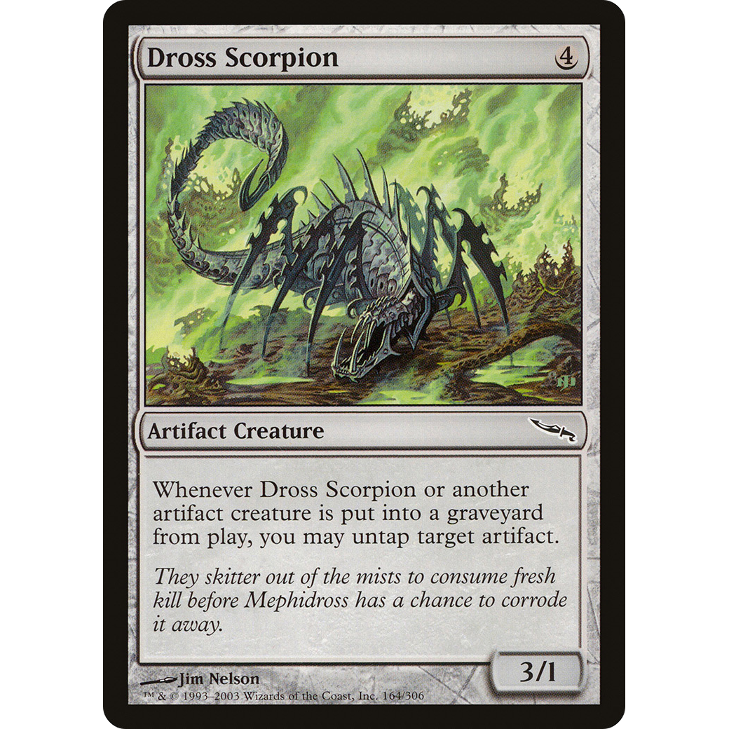 Dross Scorpion (MRD-164) - Mirrodin