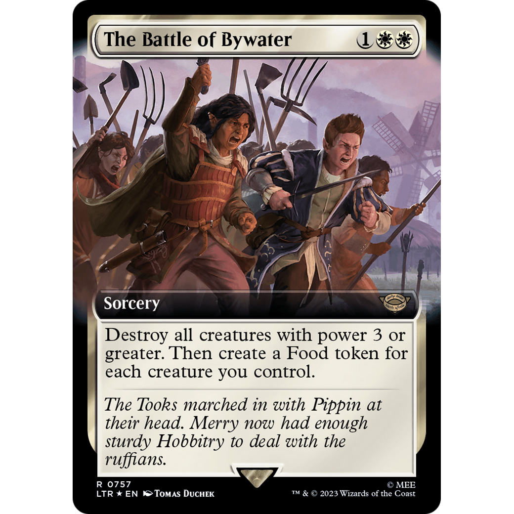 The Battle of Bywater (LTR-757) - The Lord of the Rings: Tales of Middle-earth: (Extended Art) Foil