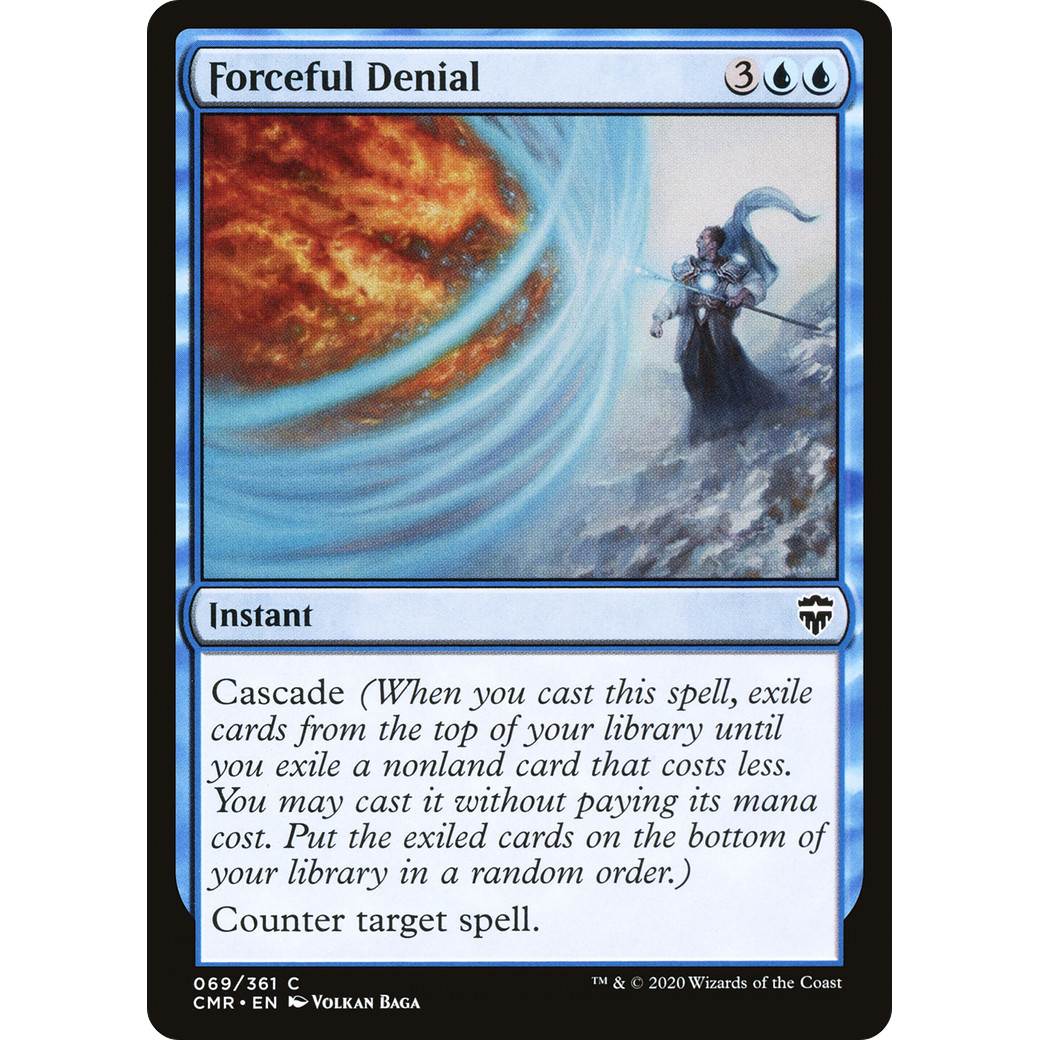 Forceful Denial (CMR-069) - Commander Legends Foil