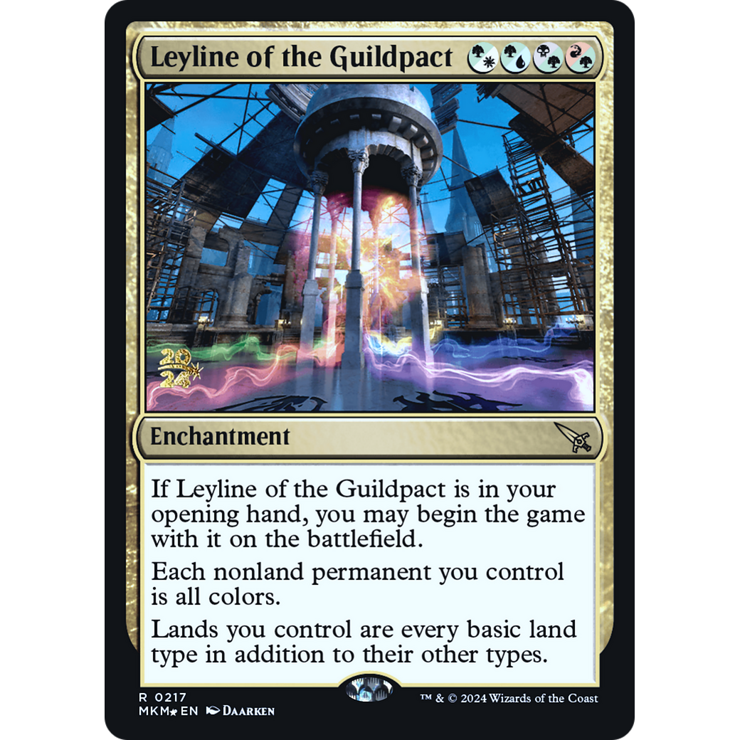 Leyline of the Guildpact (PRE-217S) - Murders at Karlov Manor Promos Foil