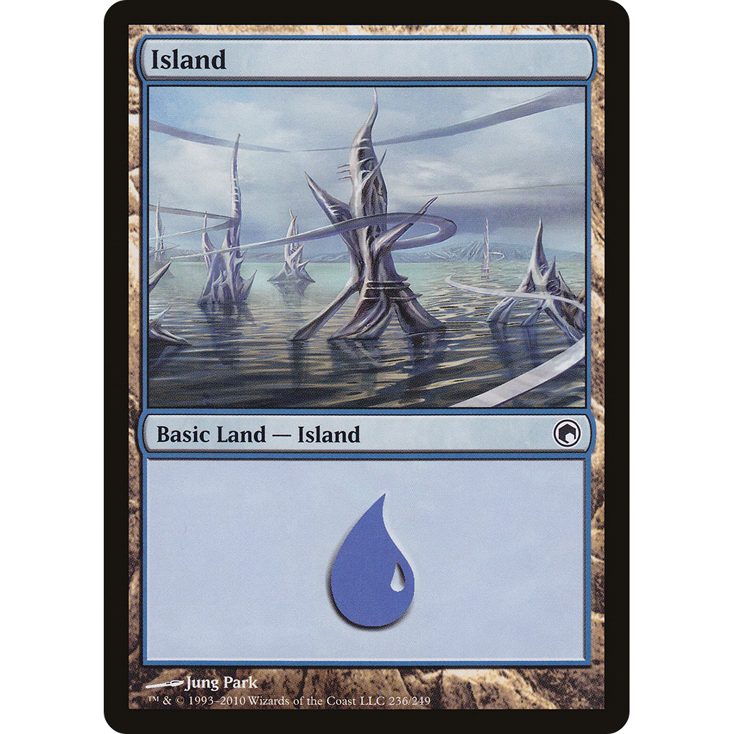 Island (236) (SOM-236) - Scars of Mirrodin Foil