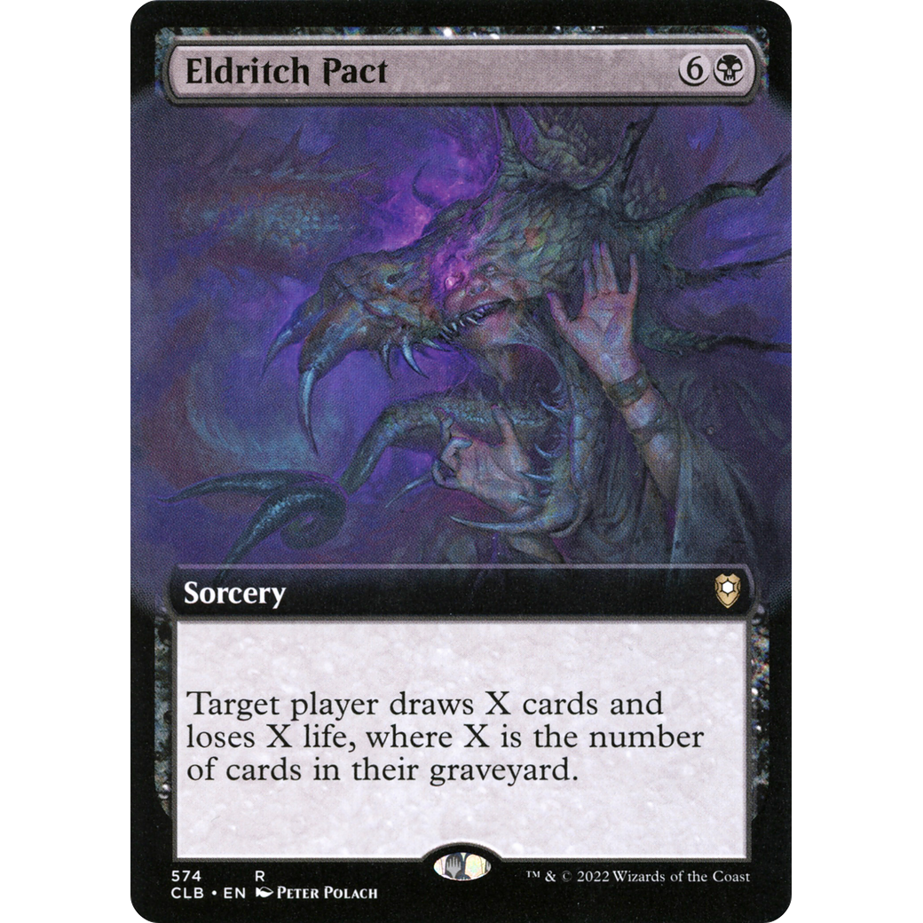 Eldritch Pact (CLB-574) - Commander Legends: Battle for Baldur's Gate: (Extended Art) Foil