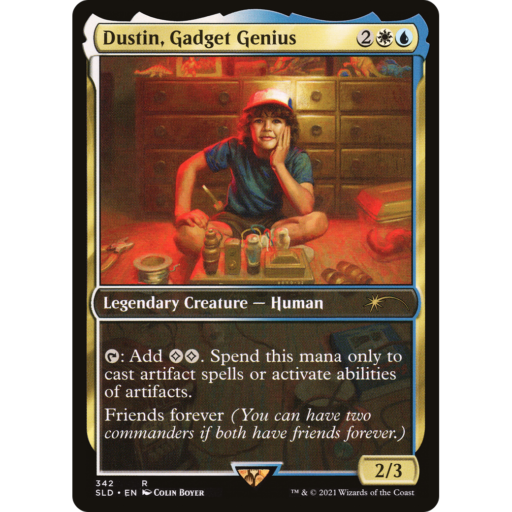 Dustin, Gadget Genius (SLD-342) - Secret Lair Drop / Dustin, Gadget Genius Foil