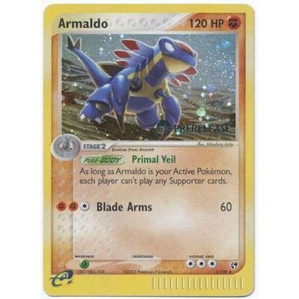 Armaldo - 1/100 (Prerelease) 1 - Miscellaneous Cards & Products Holofoil