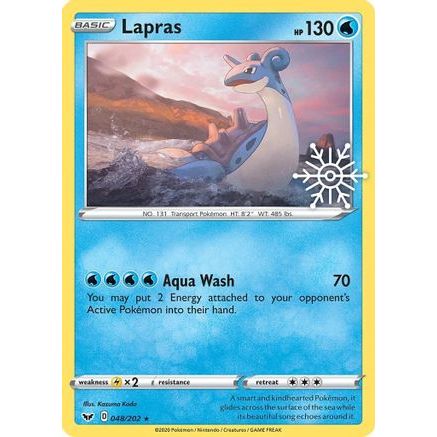 Lapras - 048/202 (Holiday Calendar) 48 - Miscellaneous Cards & Products Holofoil