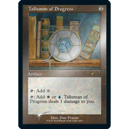 Talisman of Progress (Retro Frame) (Foil Etched) (SLD-1052) - Secret Lair Drop Series Foil