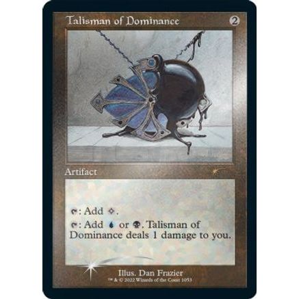 Talisman of Dominance (Retro Frame) (Foil Etched) (SLD-1053) - Secret Lair Drop Series Foil