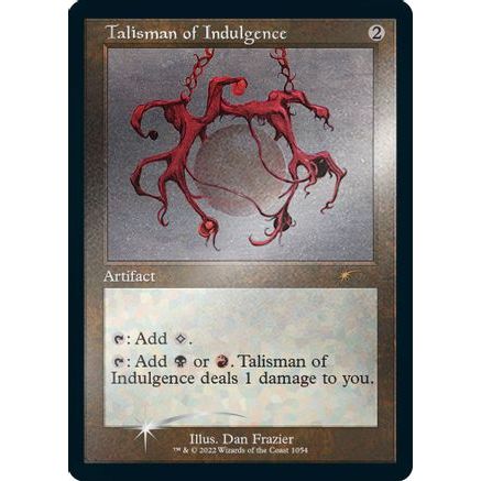 Talisman of Indulgence (Retro Frame) (Foil Etched) (SLD-1054) - Secret Lair Drop Series Foil