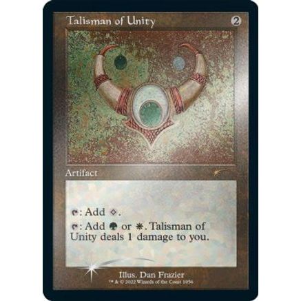 Talisman of Unity (Retro Frame) (Foil Etched) (SLD-1056) - Secret Lair Drop Series Foil