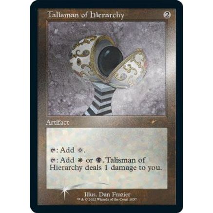 Talisman of Hierarchy (Retro Frame) (Foil Etched) (SLD-1057) - Secret Lair Drop Series Foil