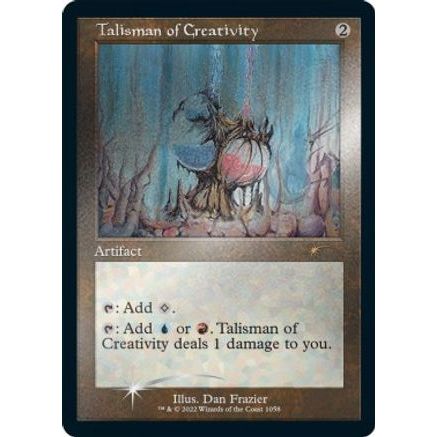 Talisman of Creativity (Retro Frame) (Foil Etched) (SLD-1058) - Secret Lair Drop Series Foil