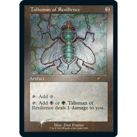 Talisman of Resilience (Retro Frame) (Foil Etched) (SLD-1059) - Secret Lair Drop Series Foil