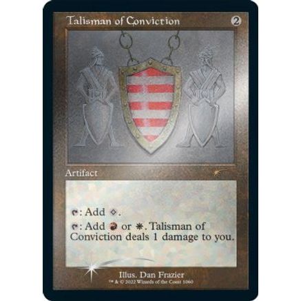Talisman of Conviction (Retro Frame) (Foil Etched) (SLD-1060) - Secret Lair Drop Series Foil