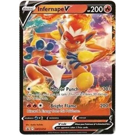 Infernape V - SWSH252 SWSH252/307 - SWSH Sword & Shield Promo Cards Holofoil