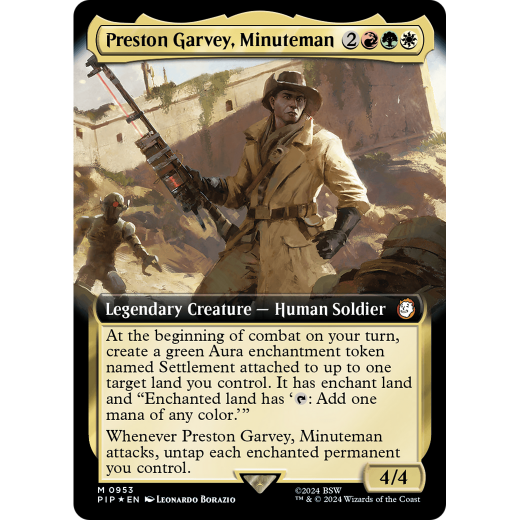 Preston Garvey, Minuteman (PIP-953) - Fallout: (Extended Art) Foil