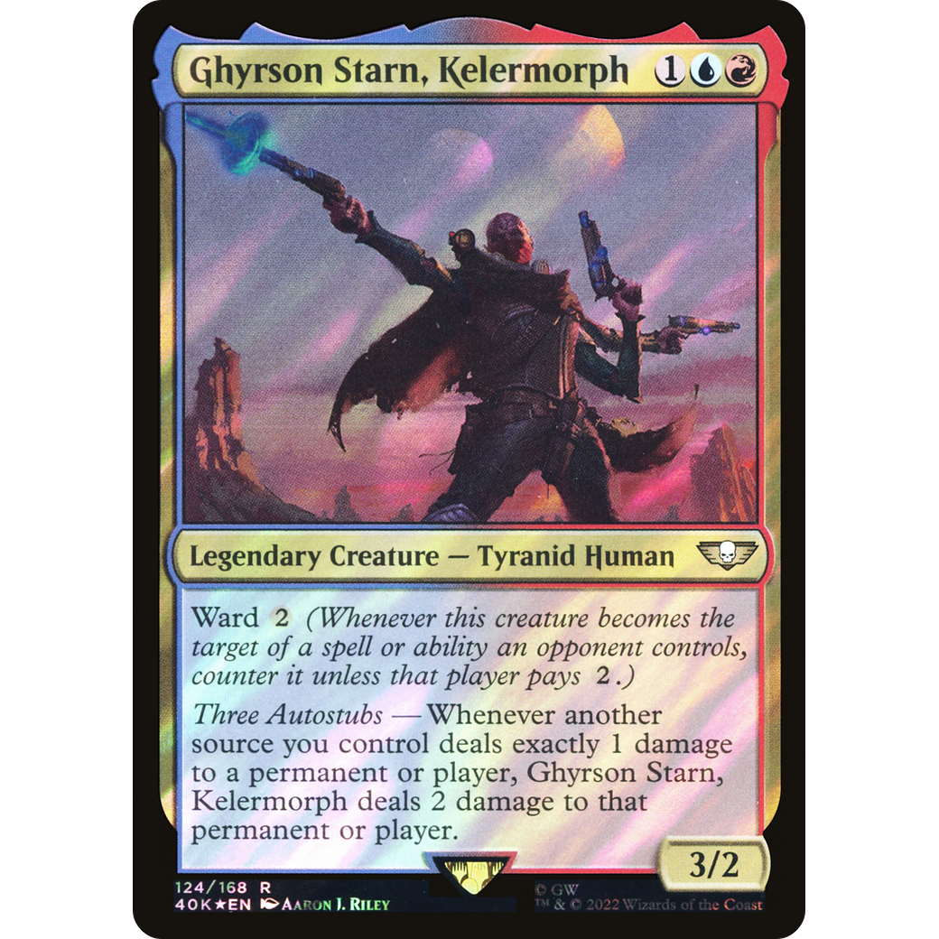 Ghyrson Starn, Kelermorph (40K-124) - Warhammer 40,000 Commander Foil