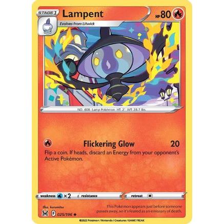 Lampent 25/196 - SWSH11 Lost Origin