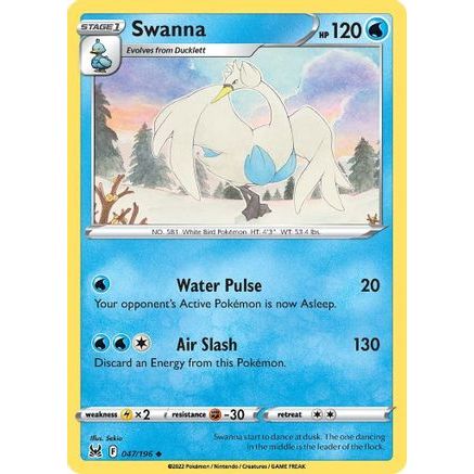 Swanna 47/196 - SWSH11 Lost Origin