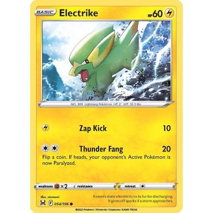 Electrike 54/196 - SWSH11 Lost Origin Reverse Holofoil