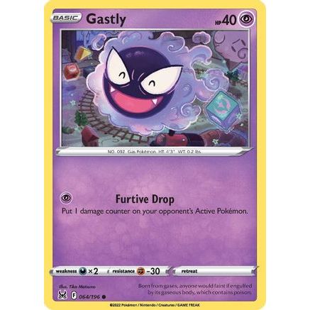Gastly 64/196 - SWSH11 Lost Origin