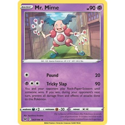 Mr. Mime 67/196 - SWSH11 Lost Origin