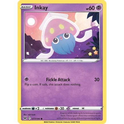 Inkay (077) 77/196 - SWSH11 Lost Origin