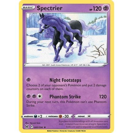 Spectrier 81/196 - SWSH11 Lost Origin Holofoil