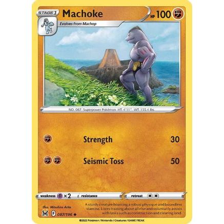 Machoke 87/196 - SWSH11 Lost Origin Reverse Holofoil