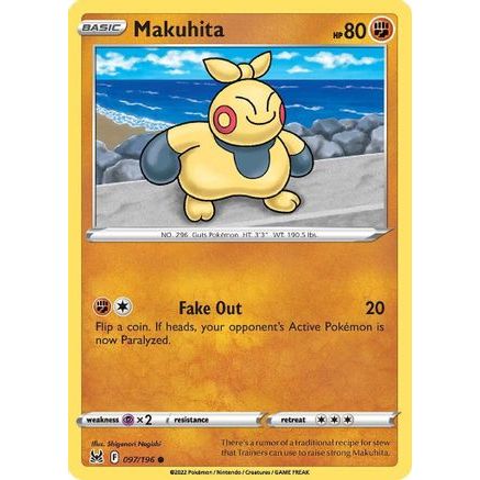 Makuhita 97/196 - SWSH11 Lost Origin Reverse Holofoil