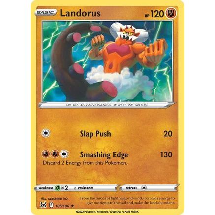 Landorus 105/196 - SWSH11 Lost Origin Reverse Holofoil