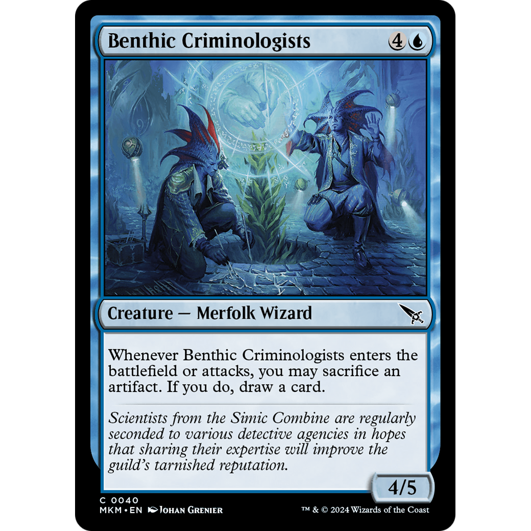 Benthic Criminologists (MKM-040) - Murders at Karlov Manor Foil